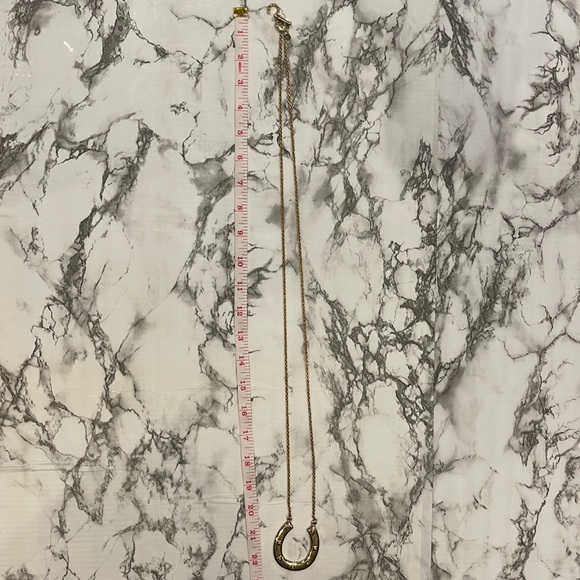 House of Harlow 1960 Large studded horseshoe necklace - Picture 9 of 12